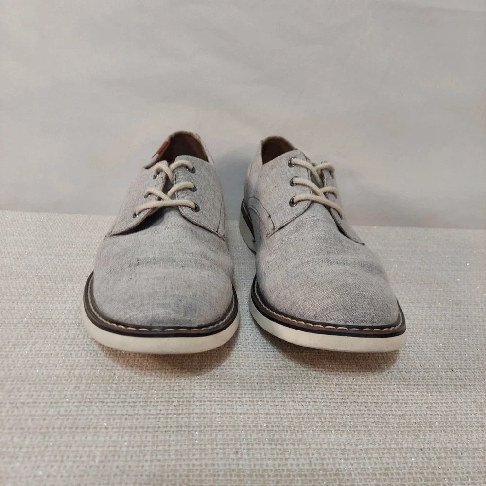 Madden Steve Canvas Lace Up Oxford Men's Size 9M Grey Disit‎